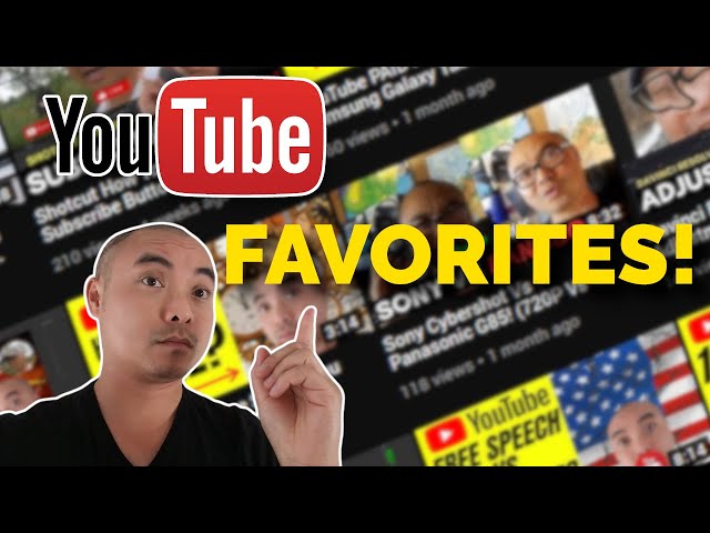 My Favorite YouTube Channels!