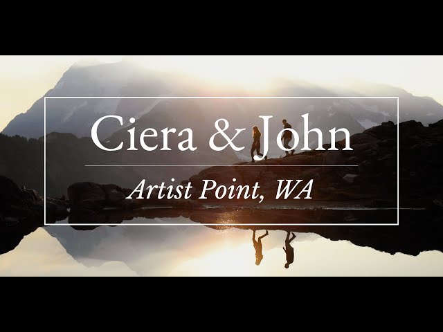 Ciera & John | Artist Point sunrise engagement