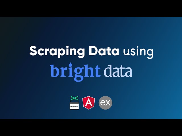 Scraping Data from Amazon using Scraping Browser API, ExpressJS & Angular
