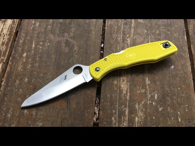 The Spyderco Pacific Salt Pocketknife in H1 Steel : The Full Nick Shabazz Review