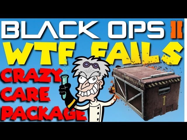 Black ops 2 WTF FAILS | Crazy care package
