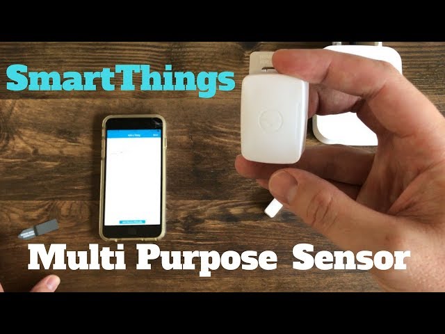 SmartThings Multipurpose Sensor - Unboxing and Setup