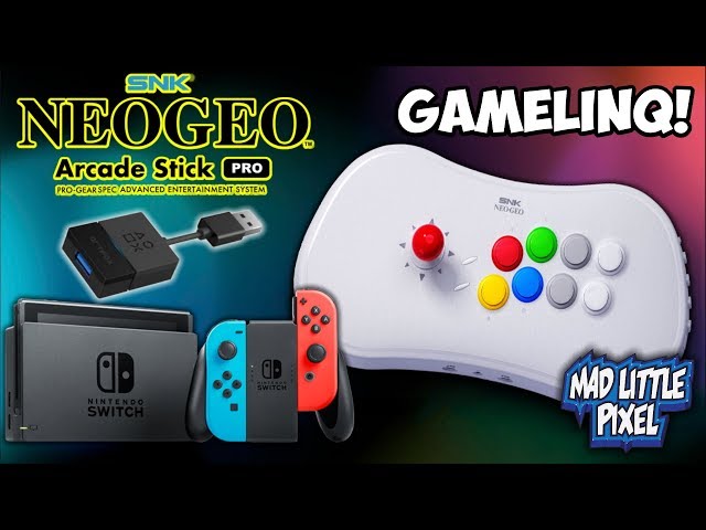 Use The Neo Geo Arcade Stick Pro On Nintendo Switch With The GameLinq Adapter!