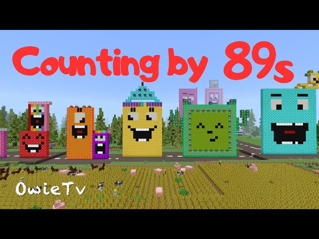 Counting by 89s Song | Minecraft Numberblocks | Skip Counting Songs for Kids