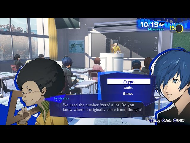 19th October Question: Where the Number Zero originally came from | Persona 3 Reload