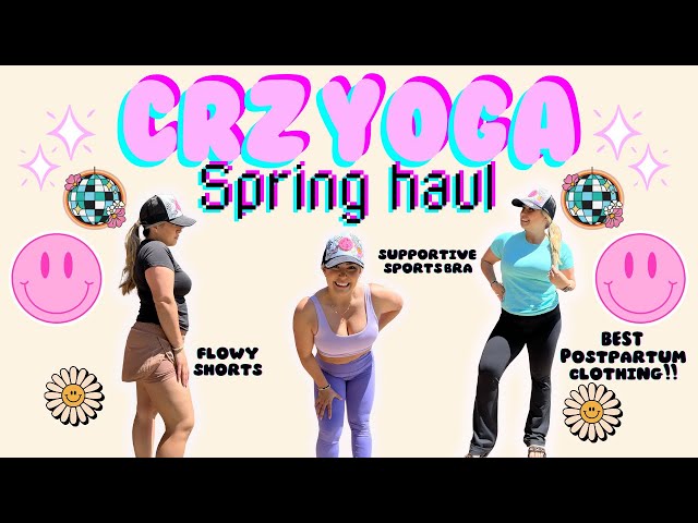 Crz Yoga Spring Haul Try on