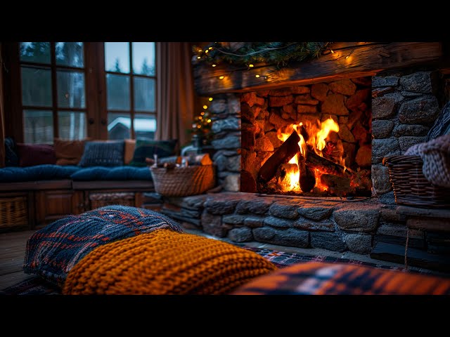 The Sound of Fire Crackling by the Fireplace | Peaceful Sounds For Cozy Afternoons