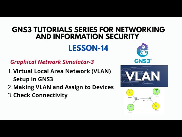GNS3 Tutorial (14): VLAN (Virtual Local Area Network), in GNS3 Lab [Step-by-Step]
