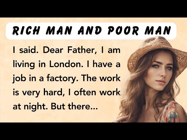 Rich Man and Poor Man story ⭐ English short story ⭐ Interesting story