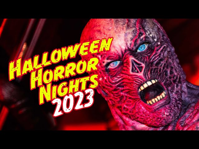 Halloween Horror Nights 2023 Hollywood - All Mazes and Scare Zones 4K | HHN 32
