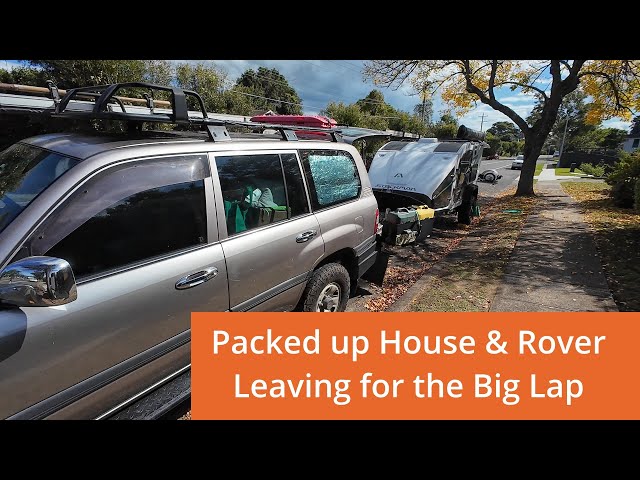 Packing up the house for our BIG LAP in our Stockman Rover.