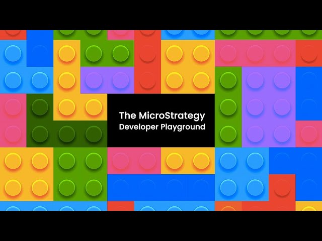 The New MicroStrategy Developer Playground