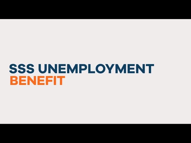 What you need to know about the SSS Unemployment Benefit