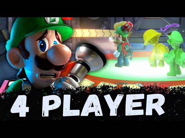 Luigis Mansion 3 Co Op ScareScraper 2021 | 4 Players Online Multiplayer