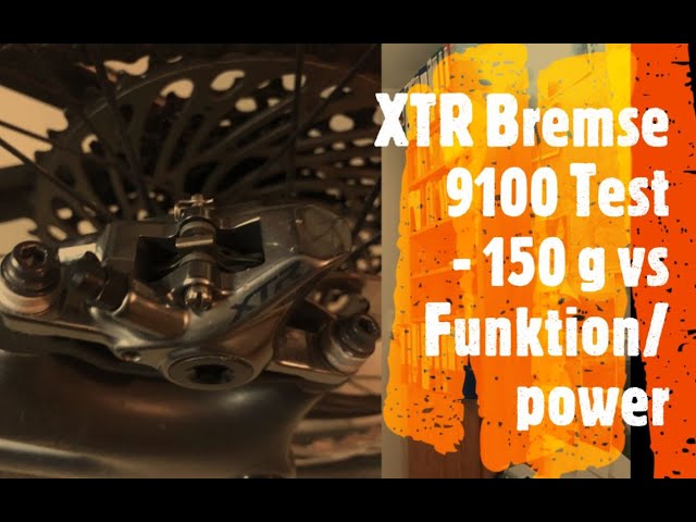 XTR vs XT Bremse - Shimano XTR Bremse M 9100 Test