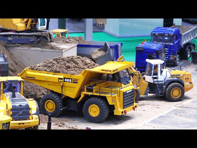 RC CONSTRUKTION SITE - RC TRUCKS - RC Wheel Loder - RC TRACTOR - RC DUMPER - RC EXCAVATOR AT WORK