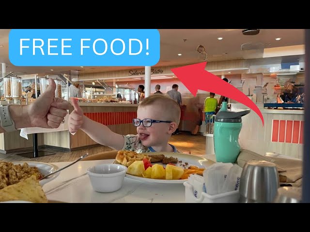 All the FREE FOOD on Royal Caribbean Oasis Class Ships