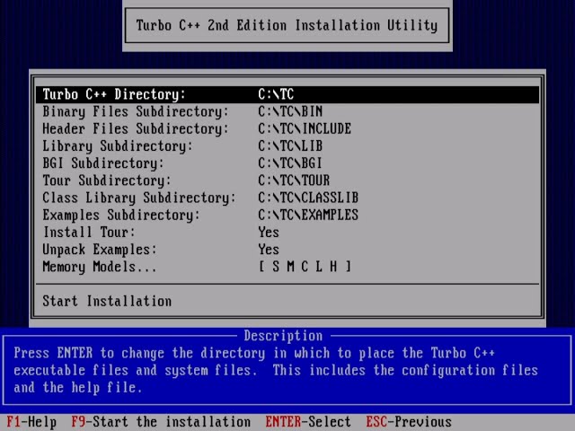 Installing TurboC++ on FreeDOS