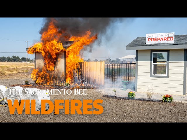 See How Wildfire Effects A Fire Prepared Home VS Unprepared Home