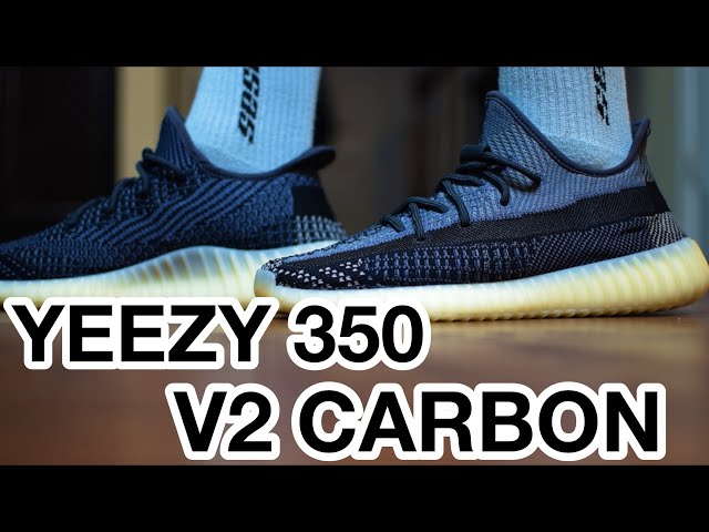 ADIDAS YEEZY 350 V2 CARBON REVIEW AND ON FEET!