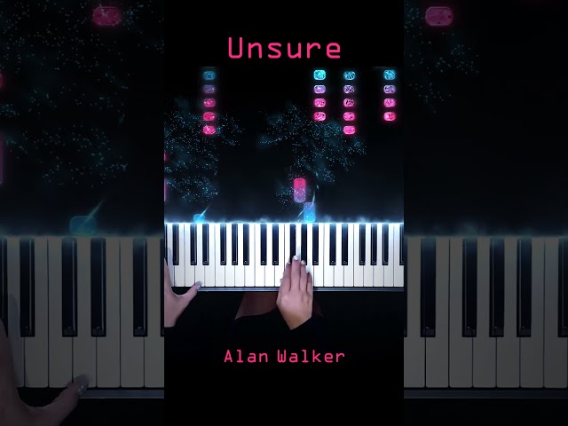 Alan Walker, Kylie Cantrall - Unsure Piano Cover #Unsure #AlanWalker #PianellaPianoShorts