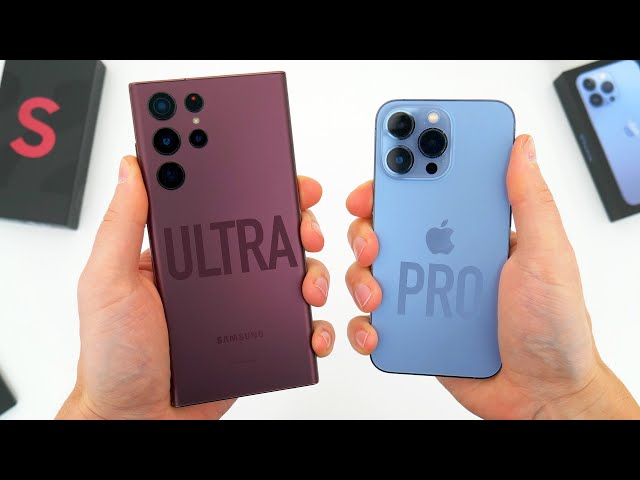 ULTRA vs PRO - Which Is Better? S22 Ultra vs iPhone 13 Pro Comparison!