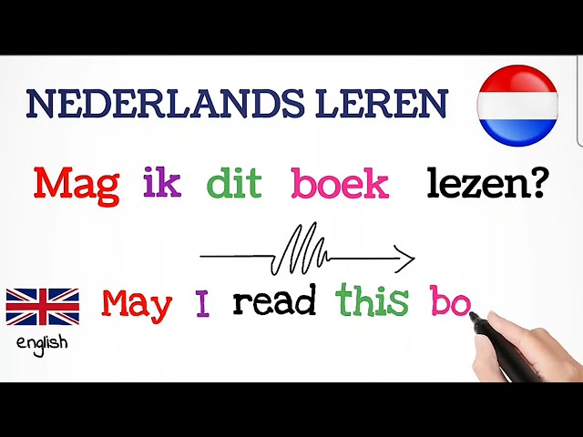 LEARN DUTCH NT2,nederlands leren zinnen
