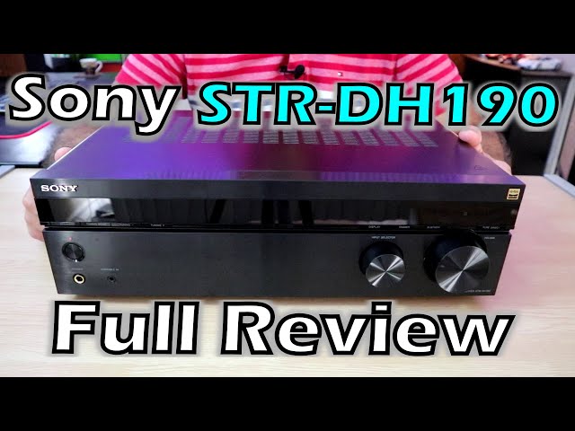 Sony STR DH190 2.0 Receiver Full Review & Unboxing