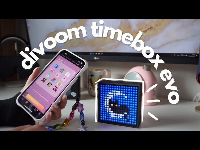 Pixel Art Bluetooth Speaker | Divoom Timebox-EVO Unboxing