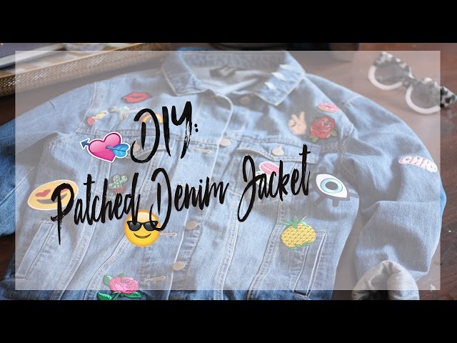 DIY: Make Your Own Patched Denim Jacket!