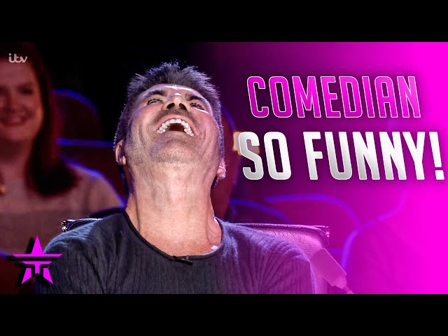 Simon Cowell Bursts Laughing During Comedy Audition..What He Does Next is SPECIAL!