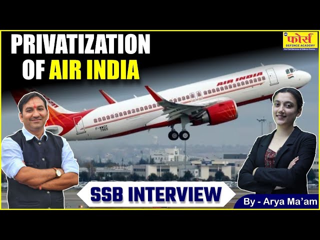 Privatization of Air India |  SSB INTERVIEW | GD TOPIC  |  SSB lecturette topics I SSB WORLD