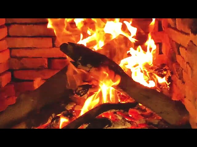 Cozy Fireplace 4K  UHD🔥 Fireplace with Crackling Fire Sounds No Music. Fireplace Burning 3 Hours