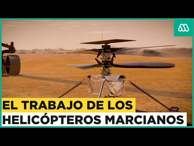 El trabajo de los nuevos helicópteros marcianos