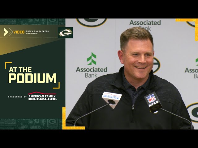 Brian Gutekunst: 'I feel like we did a lot of good things for our football team'