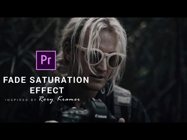 Fade Saturation Effect in Adobe Premiere Pro | Inspired by Rory Kramer Hawaii