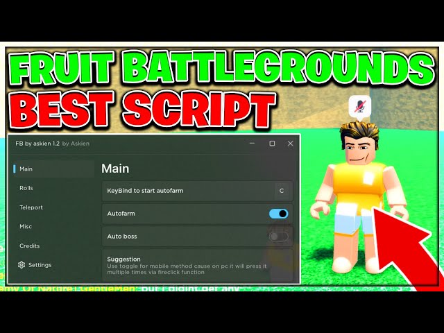 Fruit Battlegrounds Script/Hack (Level Farm, Auto Spin Fruits & More!)