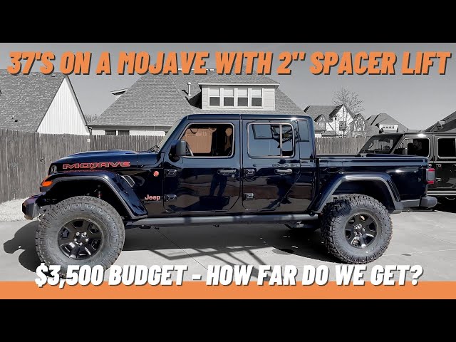 A $3,500 Budget Project: Jeep Mojave Gladiator Build - AEV  Lift - Nitto 37's on Factory Wheels