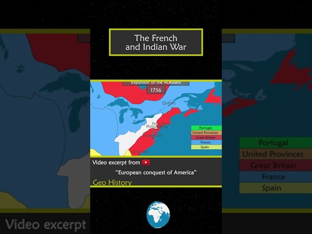 The French and Indian War - #Shorts