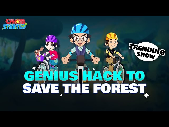 Tej, Gyaani, & Rosy's idea that saved the forest 🌳| Chhota Start-Up | EP 1 | @disneyindia