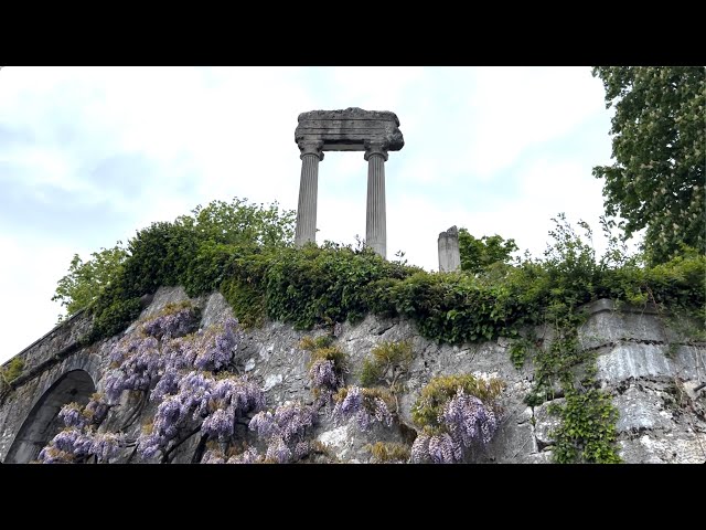 🇨🇭Suisse, Nyon 💫 Film relaxant 💫 Parc du Bourg-de-Rive 💫 Les Colonnes romaines de Nyon 💫