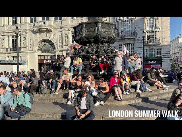 London Summer Walk | Exploring Central London Streets | OXFORD STREET TO SOHO [4K HDR]