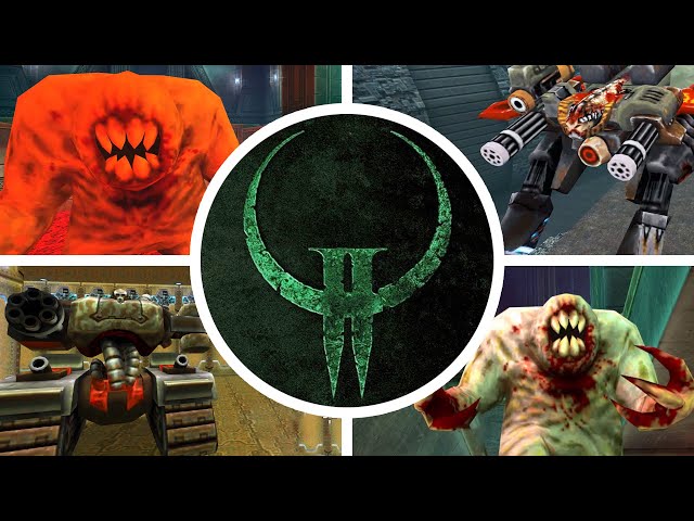 Quake 2 Enhanced - All Bosses + All Endings
