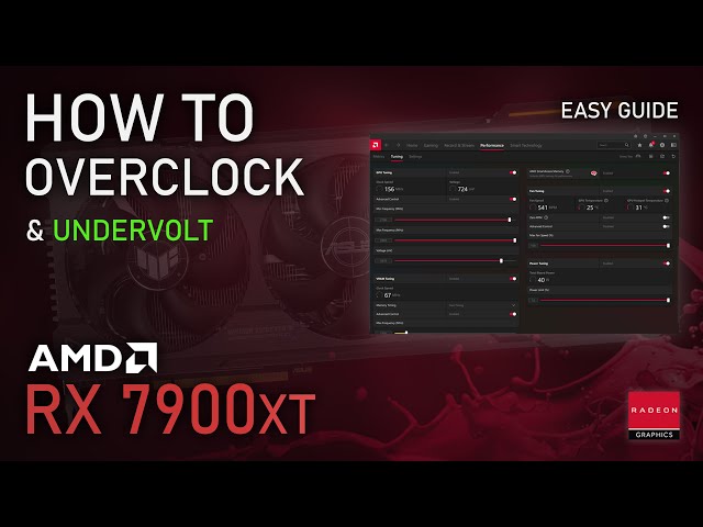 How to Overclock & Undervolt RX 7900 XT | ADRENALIN 2024 Easy Tutorial