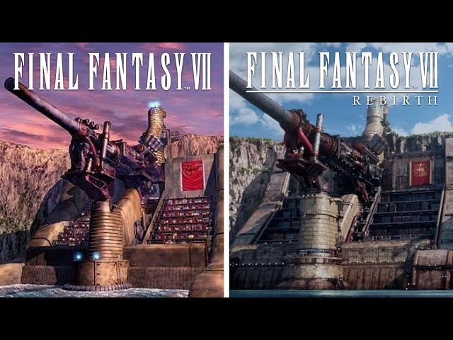 Comparing the LOCATIONS of Final Fantasy 7 and FF7 Rebirth