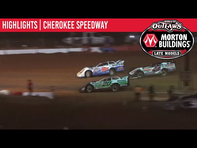 World of Outlaws Morton Buildings Late Models Cherokee Speedway March 26, 2021 | HIGHLIGHTS