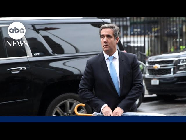 Trump's former lawyer Michael Cohen arrives to testify in criminal hush money trial