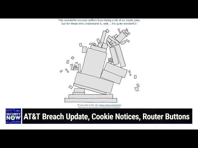 GhostRace - AT&T Breach Update, Cookie Notices, Router Buttons