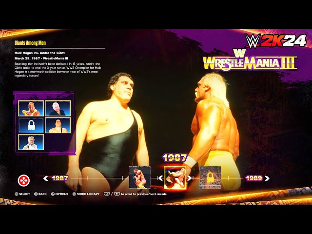 WWE 2K24 Showcase: Hulk Hogan vs. Andre the Giant | WrestleMania 3