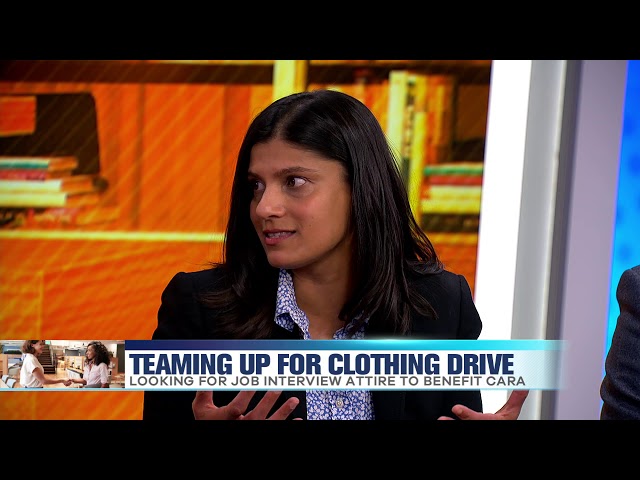 Teaming up with Cara Chicago for clothing drive